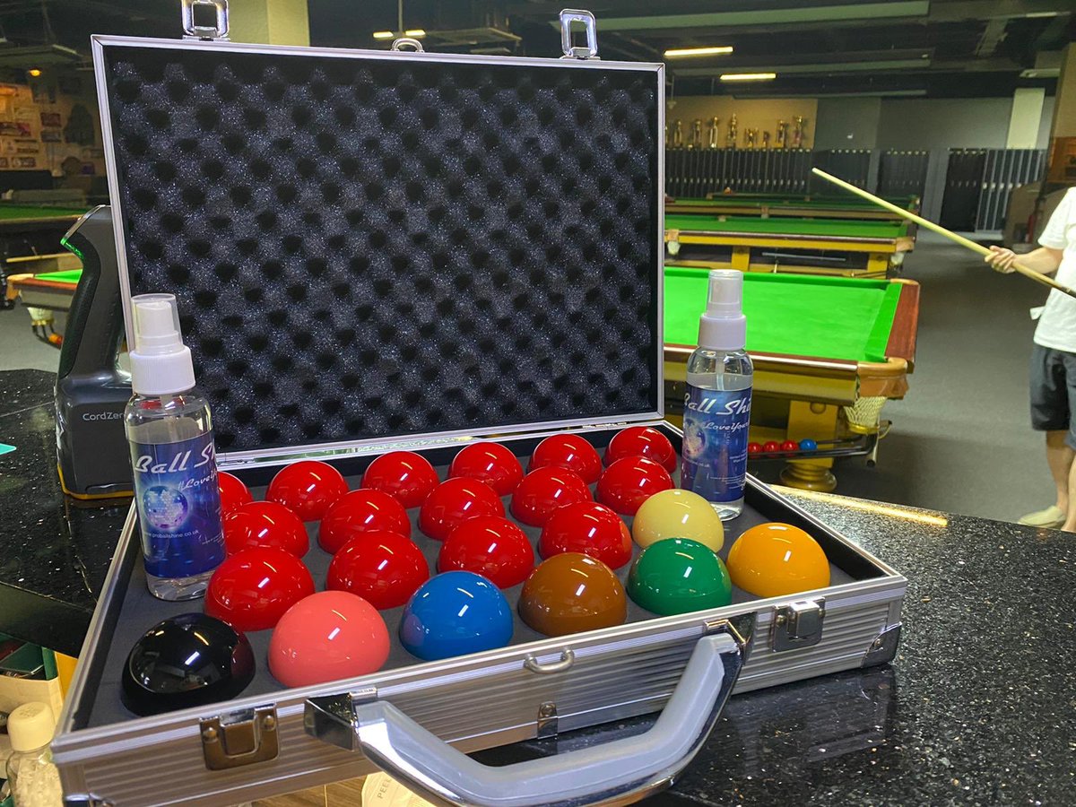 ProBallShine's tweet image. ✨ProBallShine✨
We are now Shipping Worldwide 🌍 shipping fees apply!
Free UK Delivery!
ProBallShine kills 99.9% of bacteria and reduces kicks by 95%.
Get Yours at proballshine.co.uk
#ilovesnooker #8BallPool #9ballpool #snooker #bbcsnooker @WeAreWST