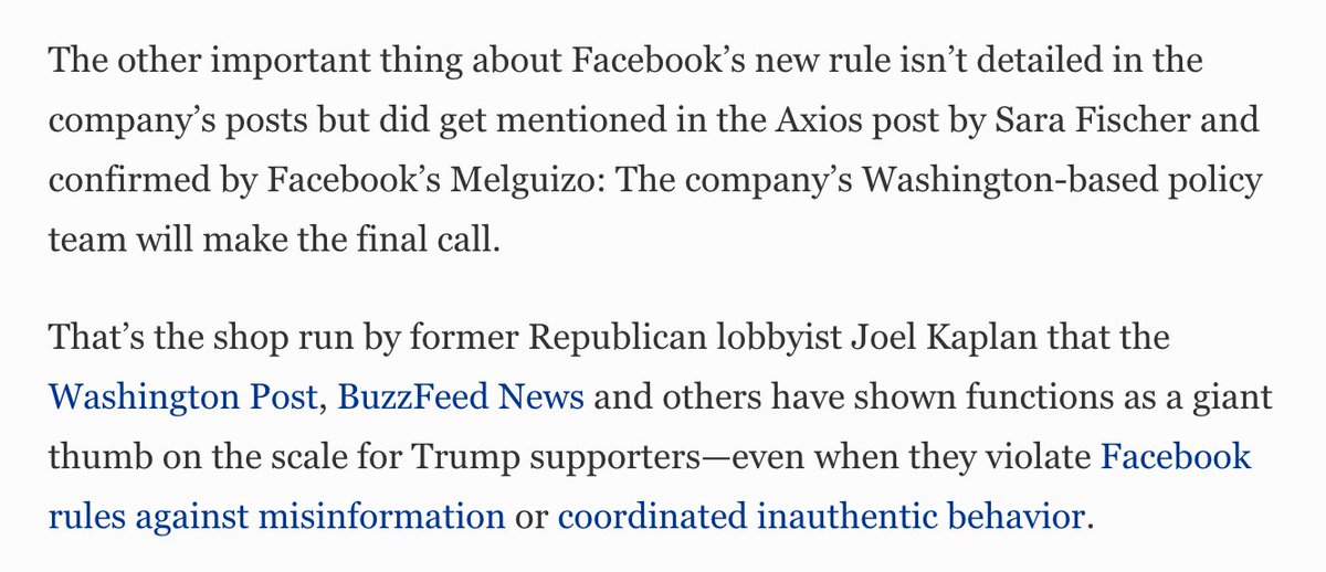 more on just how discriminatory this is for progressive news orgs like ours from  @robpegoraro below