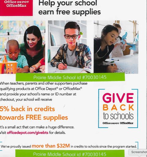 PrairiePto's tweet photo. The PTO will be offering drive-thru for per-ordered school supply kits and 6th grade t-shirts for families who ordered in the spring. August 14th &amp; August 17th from 9:30am-1:30pm.
When you arrive, remain in your car and have your child's first and last name written on paper. https://t.co/OuxkFLtmnY