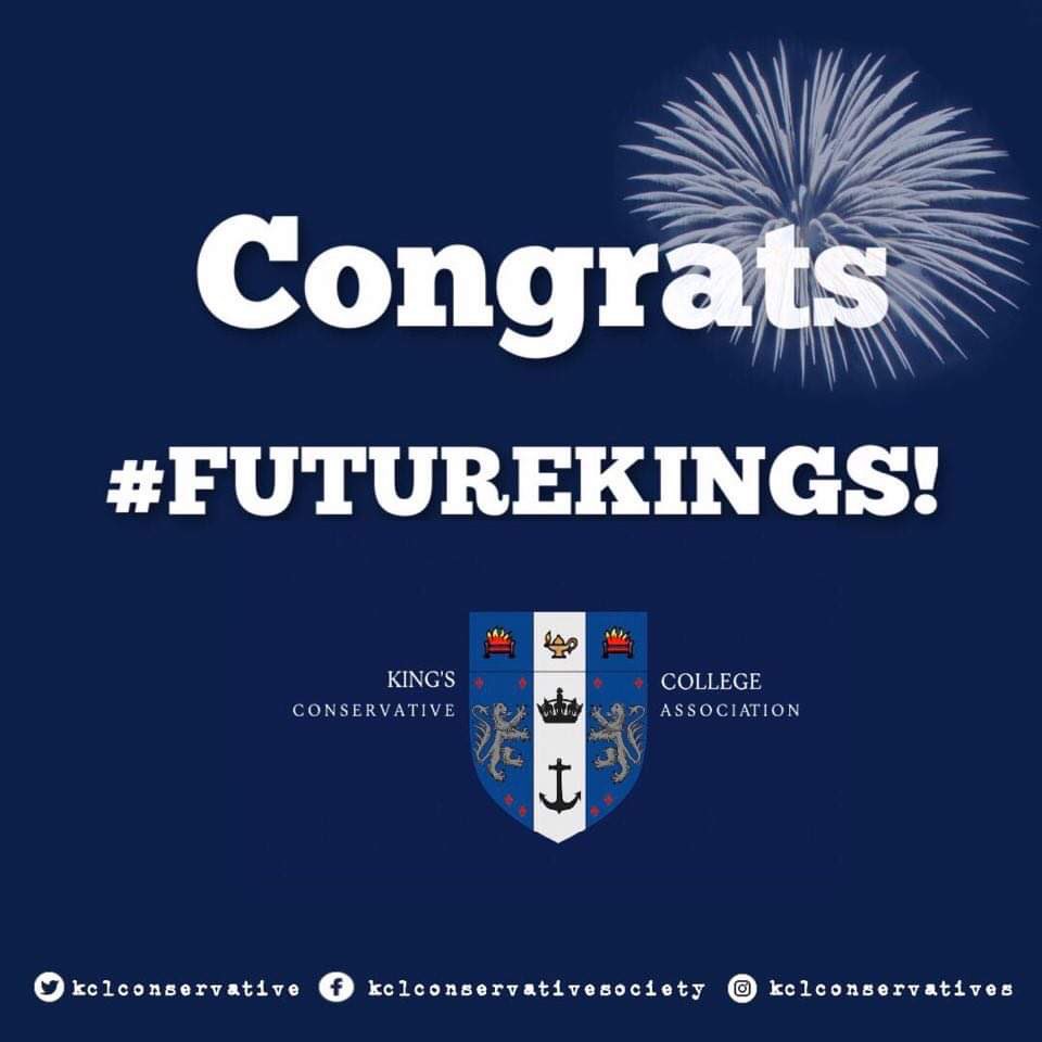 KCL Conservative Association (@kcltories) on Twitter photo 