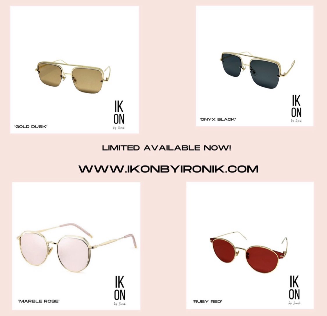 We are giving away a pair of our Ikon sunglasses 🕶  You now have a chance to WIN! 

Simply tweet <a href="/IKONbyIronik/">IKON by Ironik</a> using the hashtag #BEIKONIK + RT this tweet 💫

GOOD LUCK!