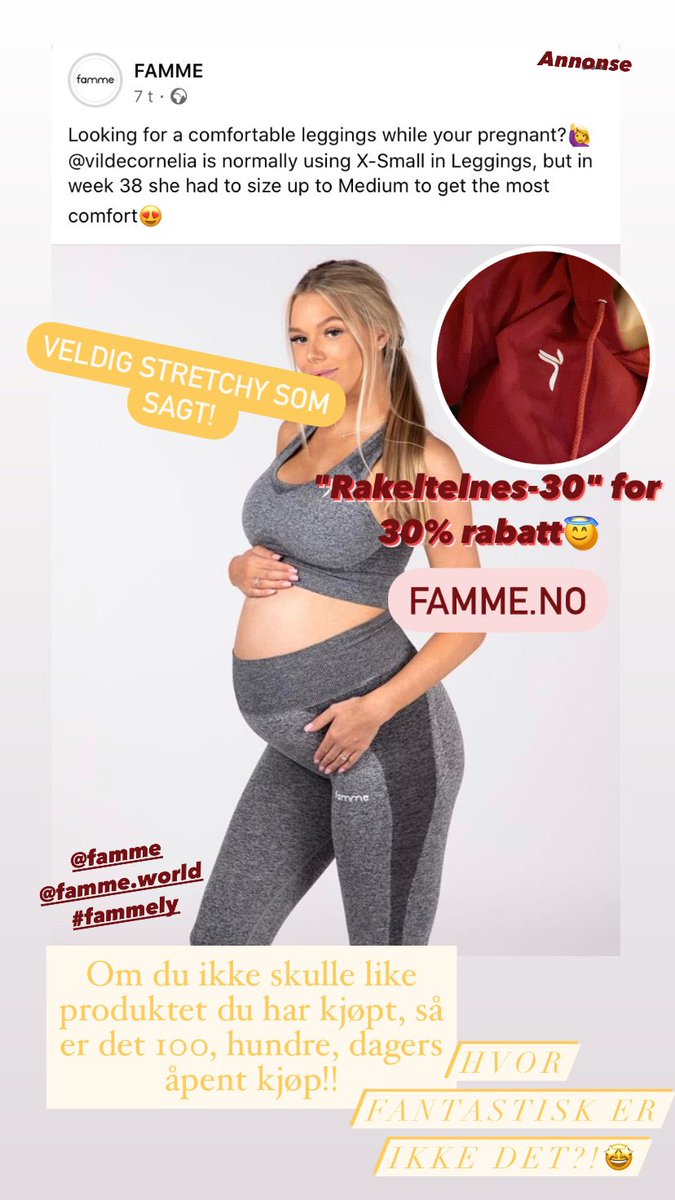 TheTelnes's tweet photo. #annonse for Famme, stolt over å jobbe for noe jeg faktisk liker🥰 Tror jeg må prøve å bruke Twitter mer, tørr ikke bruke snap enda, men insta er jeg ganske rå på🤪 @rakeltelnes der altså TAKK❤️ nå blir det no hashtager
#famme #instagram #spons #RedVelvet https://t.co/ZptHEaHP4M