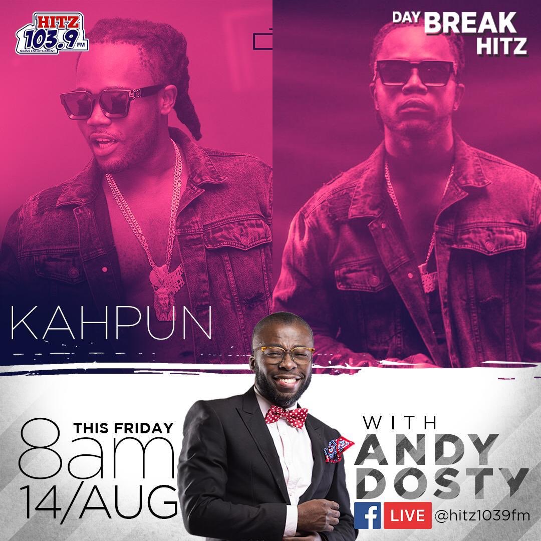 The Journey continues with ANDY DOSTY on Hitz103.9FM tomorrow morning 🦅🧠🔑
Don’t miss out 🔥🔥🔥
#HeightzUp ☝🏿 
#FantseDancehall 🇬🇭 
#Eeeaaazzzyyyy 👌🏿