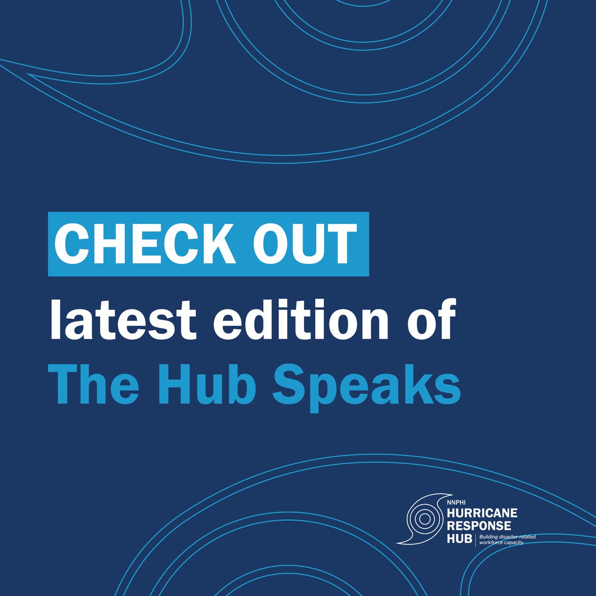 From hurricane response, to information on sheltering during COVID-19, to quality interviews with environmental health experts, this latest edition of The Hub Speaks has it all! Click here for more information! mailchi.mp/nnphi/the-hub-…