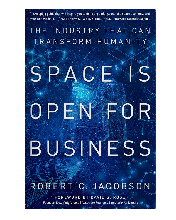 MindshareLA's tweet photo. Mindsharian Robert Jacobson's new "Space Is Open For Business: The Industry That Can Transform Humanity." is available for preorder!  Looks like it’s going to a fascinating insight into the future of cosmic entrepreneurship!
https://t.co/pwQ3qHvuG5  #SpaceIsOpenForBusiness https://t.co/izi0KQPXmK