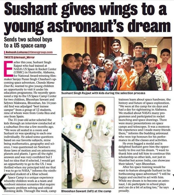 abhijeet_teli12's tweet image. Sushant sir is so brilliant ,most Tallented ,Genius

All India Rank  7 in AIEEE Engg. Exam

 National Olympiad Gold Medalist in Physics

He had planned to reach in Hollywood in 2020 &amp;amp;
He planned to start  his own production company  for this he had also written a plan
#CBIForSSR