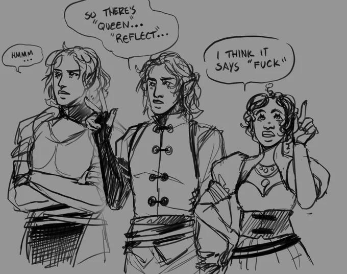 deciphering runes but you all roll below an 8 