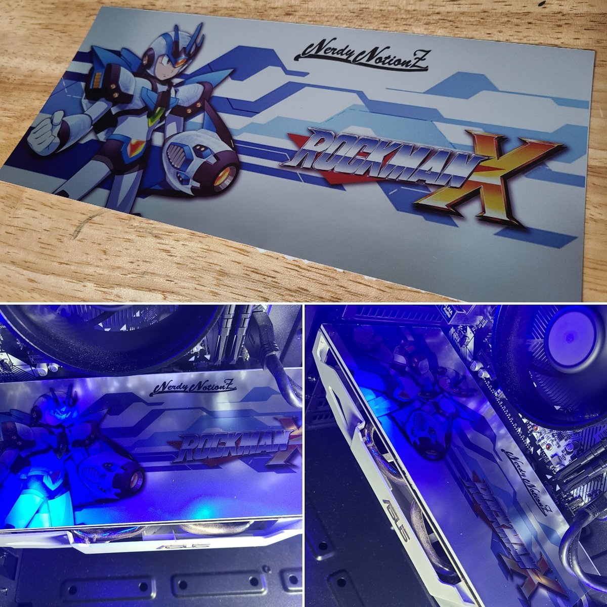 NerdyNotionZ's tweet photo. Slowly turning my PC into a Rockman X tower! XD
#megaman #rockman #megamanx #rockmanx #pctower #pcbuild https://t.co/RPIWTd60NN