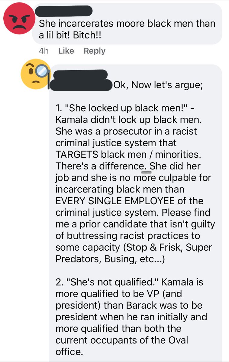 Now, THIS is where this gets GREAT. Another reasonable, well-spoken, intelligent person decided it was time to speak up...and boy, did they get the job done. Here we go.