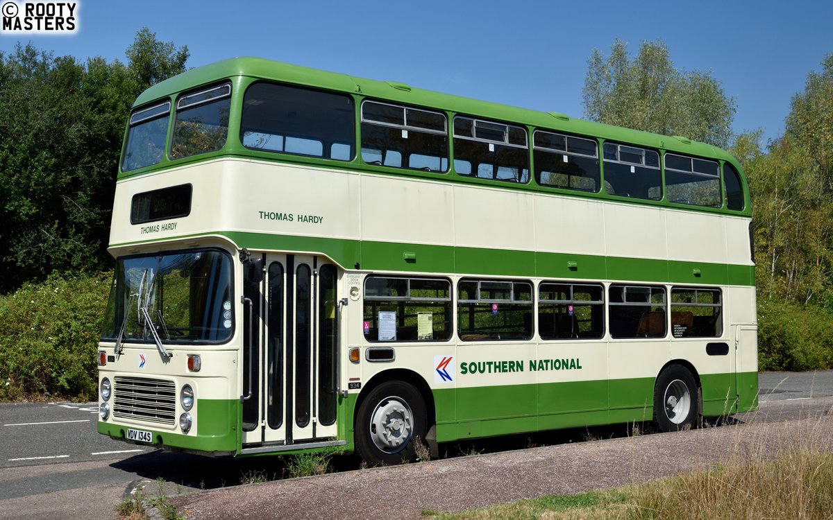 rootymasters's tweet image. It&apos;s been a while since I&apos;ve clapped eyes on a Bristol VRT! Here&apos;s preserved Southern National 934 VDV134S basking in some Hampshire sunshine in August 2020.