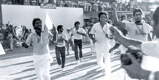 However, by the end of 80s, Pakistan's love started shifting towards Cricket, thanks to that final ball six by Javed Miandad off Chetan Sharma in Sharjah that won first ever cricket trophy for Pakistan. Pakistan also won Nehru Cup in India in 1989.