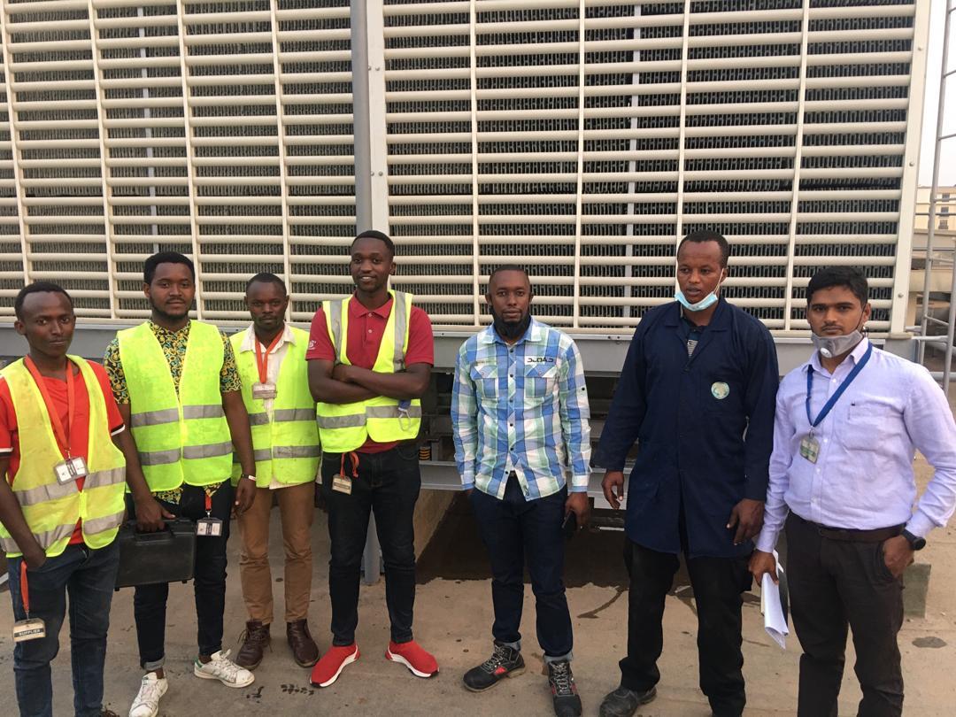 Middleasternte1's tweet photo. Thank you my team you are done every thing on #chiller Manchin @CCECC8 @cca_cscec  @Middleasternte1 Rwanda we are here to resolve  technical issues https://t.co/n3JaS5uTyj