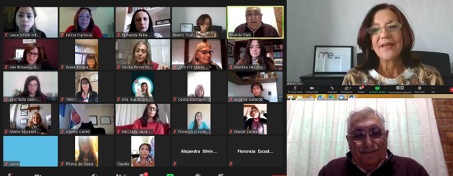 CAMEMujeres's tweet photo. Realizamos el encuentro de mujeres de cuyo, con la participación de @ricardodiab, vicepdte. 2° @redcame, por @gerardodbeltran, y las funcionarias @ines_bdy, intendenta  de La Rioja, la senadora @GabrielaVTesta, la dip. Fabiana Zárate y @guadalupejalvar por la dip. Ma. José Sanz. https://t.co/3oWMK7ynqD
