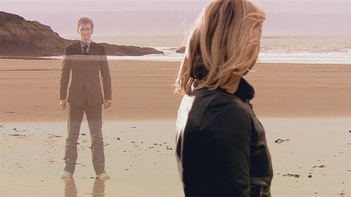 “I... I love you.”“Quite right, too. And I suppose... if it’s my last chance to say it...Rose Tyler...”