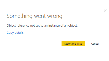 SQLSocialite's tweet image. #PBIHelp
I have a Date dimension table constructed with DAX,
it has a separately defined calculated column which checks for future dates by looking at the Max date of a Fact Table.

I no longer need this calculated column, but when I try and delete it I get the message below. 🤔