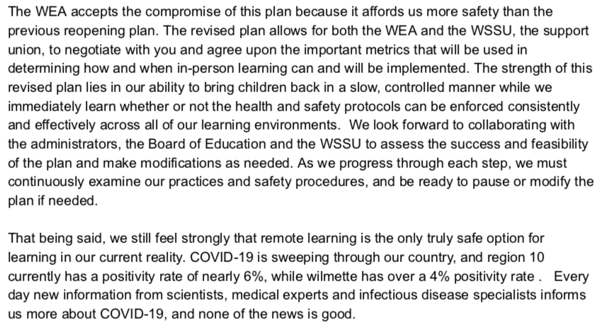 Wilmette Education Association tweet media