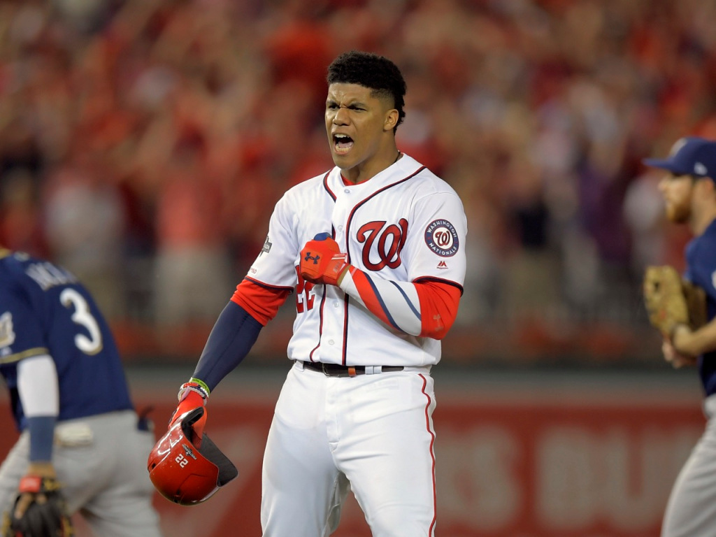 TheNatsReport's tweet photo. Should @JuanSoto25_ be a #National for life? We think so, here's why: https://t.co/ayRmnAPVFx
#NATITUDE // #Nationals // #Natforlife https://t.co/9mXPeyakBs