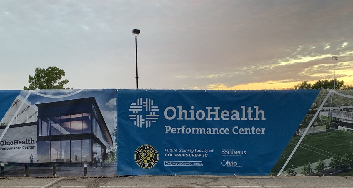 ⁦leaving the office and our Official Health Care Partner ⁦<a href="/OhioHealth/">OhioHealth</a>⁩ is on my mind.  Can’t wait for the future of ⁦<a href="/ColumbusCrewSC/">CCSC</a>⁩. #Crew96