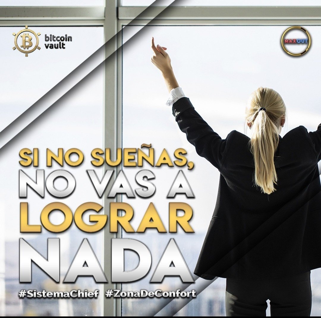 QuitoVault's tweet photo. Sueña! Sueña! Sueña y hazlo en grande!!! 🔥💥

Imagina, vive, siente y escucha tu vida llena de riqueza y prosperidad 💵🤑

Empieza ya con tu plan de minería ⛏️💎 y consigue tus sueños 🔥💥

PREGUNTA cómo y te ayudamos en todo el proceso 🤑💵💸 https://t.co/PmJDsElYxf