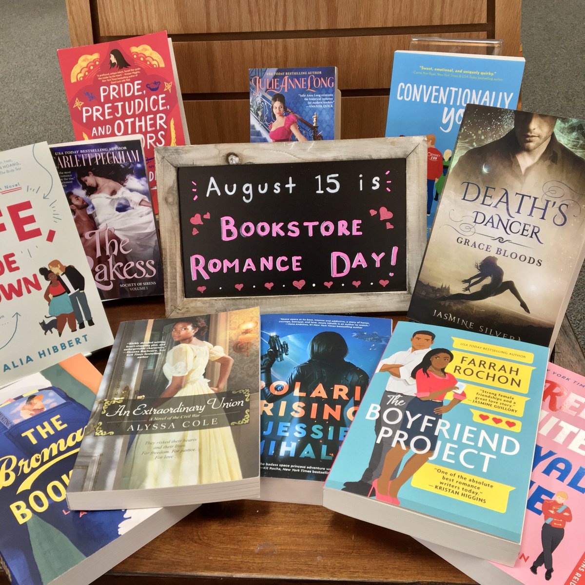 Happy #BookstoreRomanceDay!💖 Today, independent bookstores across the country are celebrating romance fiction, so we're highlighting a few of our favorites. Check out @BkstoreRomance to learn about the virtual events going on all Saturday.