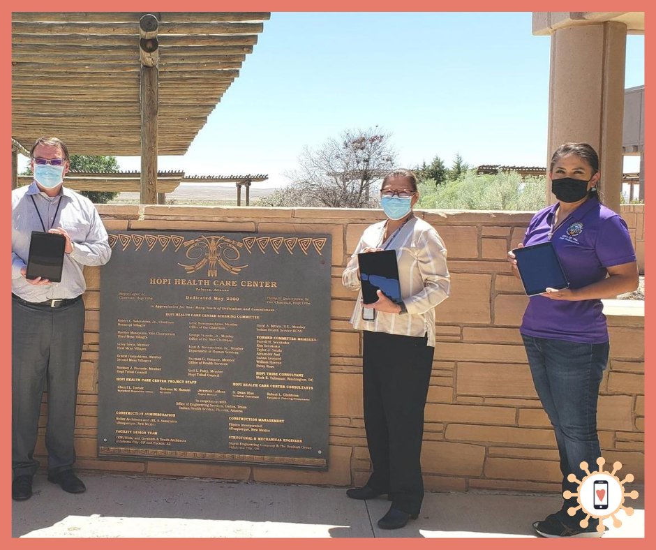 Honored to work with Chairwoman Gwendena Lee-Gatewoo of the White Mountain Apache Tribe to deliver #devices to hospitals in Indian Country (Indian Health Service in Whiteriver + Hopi Health Care Center in Polacca)! As the Apache’s say, #ádagots'idza̧a̧ #protectyourself <a href="/efakebird/">Emery Real Bird</a>