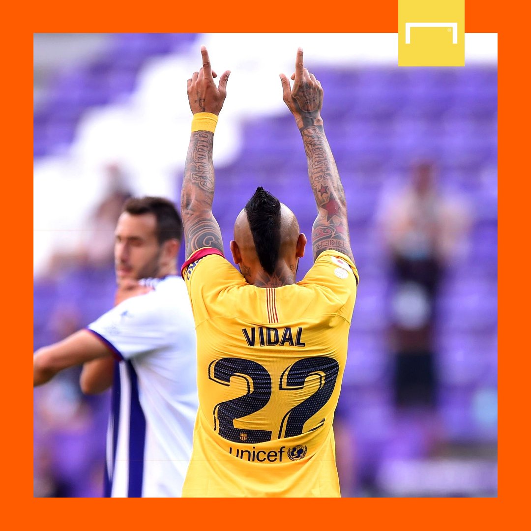 goal's tweet image. 🗣️ Vidal on Bayern: "Tomorrow they are not playing against the Bundesliga teams but against Barcelona, ​​the best team in the world.  

"We are Barcelona and if we do what we know how to do, we will surely progress..." 👀