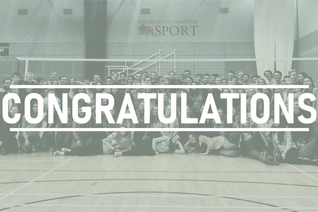 Congratulations to all incoming freshers on A-level results! We can’t wait to meet you, so feel free to message us if you have any questions about volleyball at Cambridge!! 
#ALevels2020 #ResultsDay2020