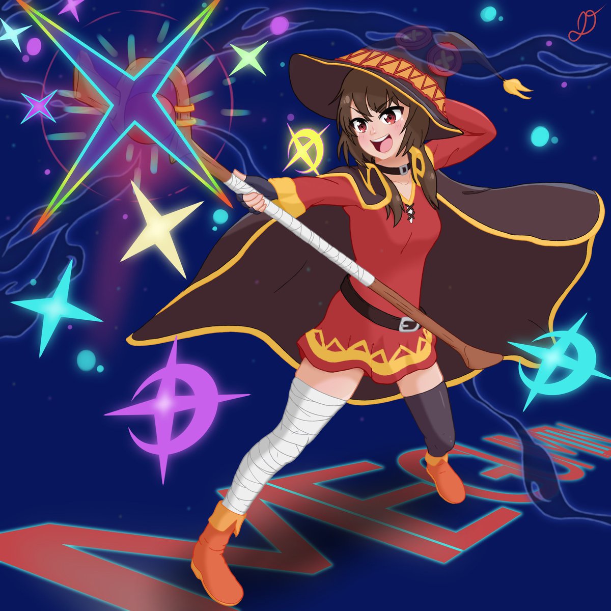 BlackJason94's tweet photo. Explosion!!!💥💥
#Megumin #Konosuba #Explosion https://t.co/S4gaZp3dGl