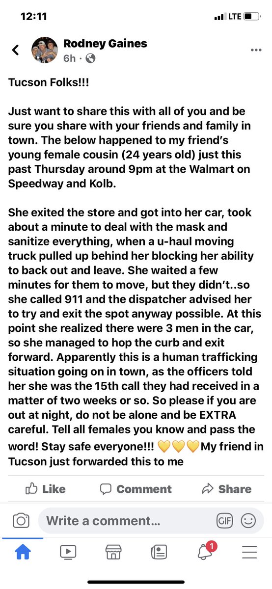 mswthe3rd's tweet photo. @Tucson_Police can you comment on the validity of this? Have you received a dozen or so calls like this over the last couple of weeks? https://t.co/1wm6JKwnkV