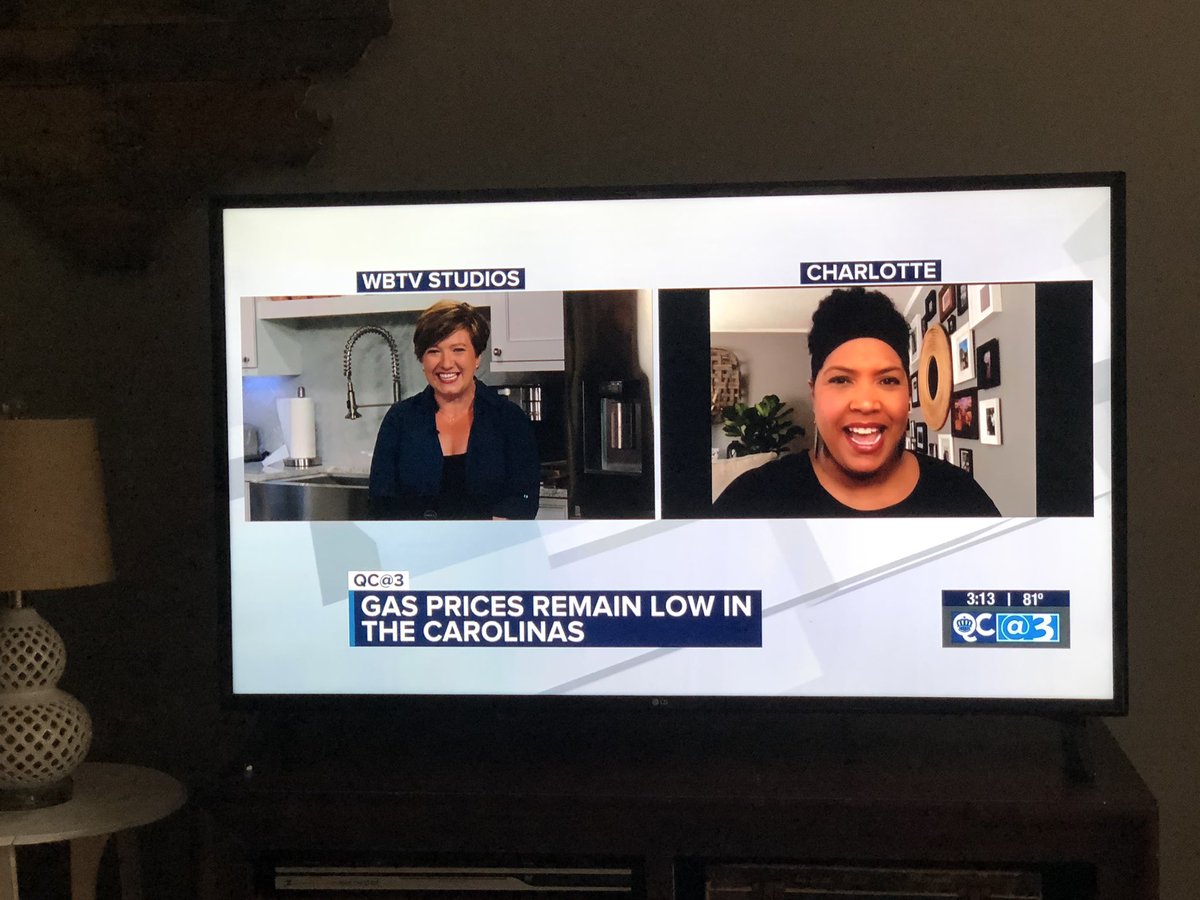 Thanks <a href="/QClifeWBTV/">QC Life</a> for having <a href="/AAACarolinas/">AAA Carolinas</a> on to talk gas prices and back to school safety. Great chatting with @WBTVKristenM #gasprices #backtoschoolsafety