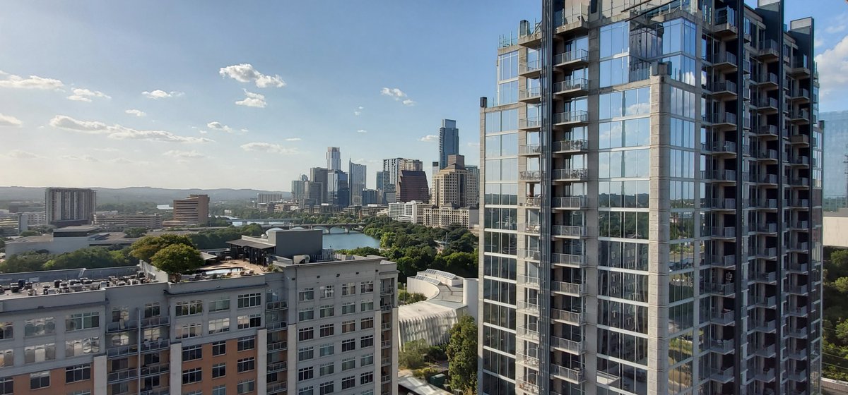 design_stg's tweet photo. Construction started on the Natiivo Austin tower a year ago and itโs starting to take itโs place in the Austin skyline! The views from the upper levels are spectacular already. STG Design so excited to be a part of bringing this groundbreaking project to life! https://t.co/59bTuPMKhw