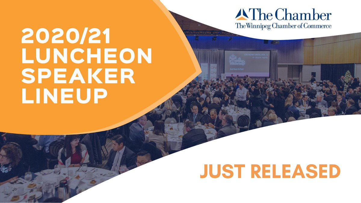 Each year we host our Membership Luncheon Series to bring together businesses across WPG to network &amp; hear from amazing keynote speakers. This year is going to look a little different, but we are excited to share with you the 2020/21 Lineup. Find out now➡️ bit.ly/wccluncheon