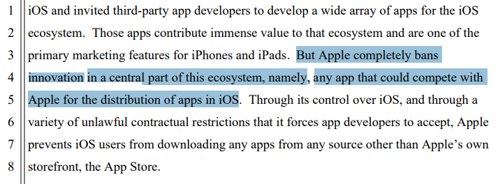 I never knew this. I'm not an antitrust expert, but sounds like an insane level of market control.