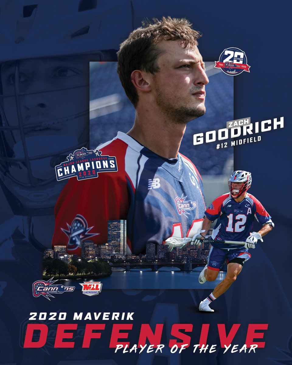 PLLCannons's tweet photo. We've always known he's the best‼️
Congratulations to @ZachGoodrich, the 2020 Maverik Defensive Player of the Year! https://t.co/pj1nlrRXwg