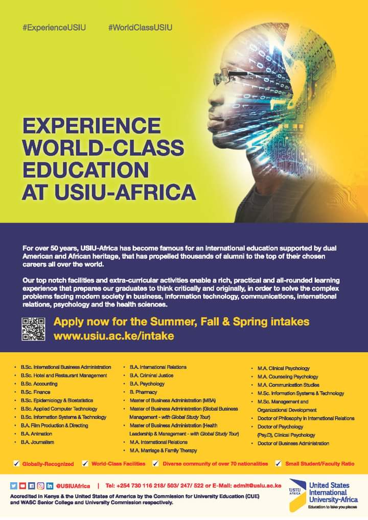 TerefeMergia's tweet photo. #MyUSIUPharmacy #Experience
#Fall2020Registration
👆🏾 very true in Fall 2020 the Bachelor of Pharmacy will also be enrolling freshmen
@ExperienceUSIU @eyo_usiu @USIUAlumni https://t.co/AaD6zvBvfx