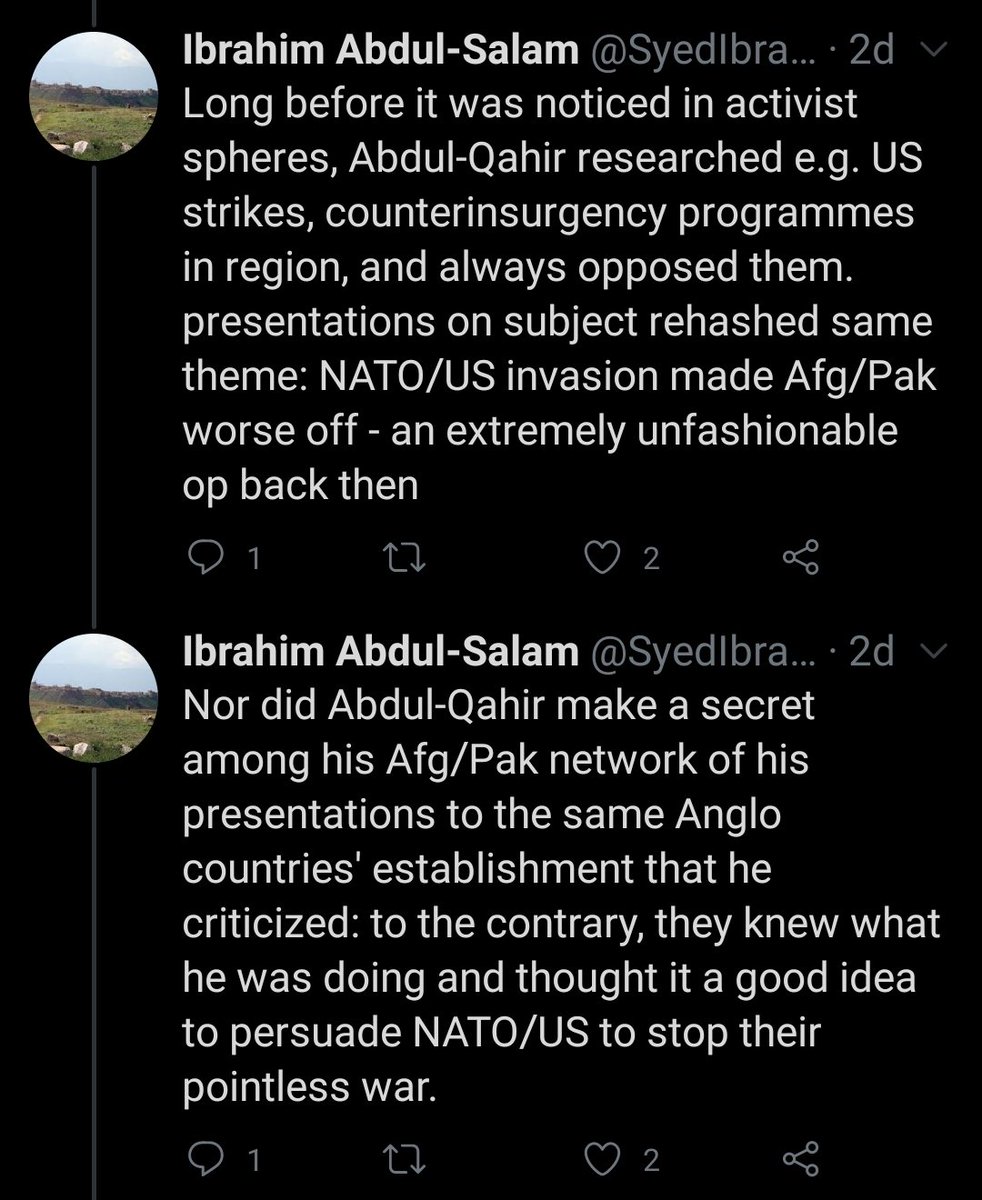 2. You gave the example of Abdul-Qahir, who researched US militarism in Afghanistan and presented it to Western institutions, suggesting similarities to Yaqeen's work with CPOST.
