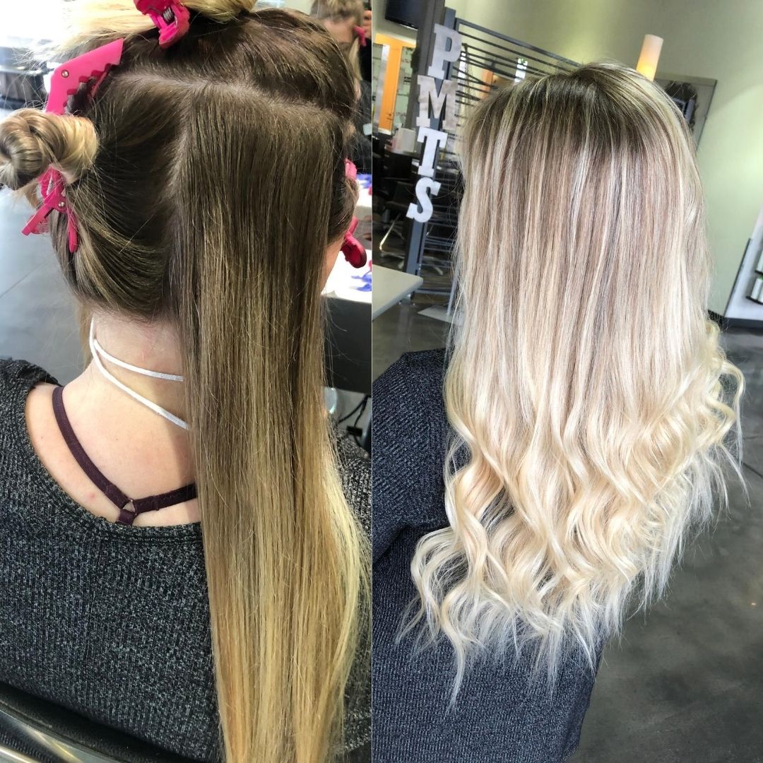 This BLONDE is having more fun! 💛 Great before and after by 
McKenzie 💥
#PMTSCharleston #pmts #Blonde #charlestonbeauty