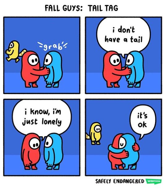 FallGuysGames's tweet photo. Los reales entenderán

por @EndangeredComic https://t.co/bOSRnR4pEu