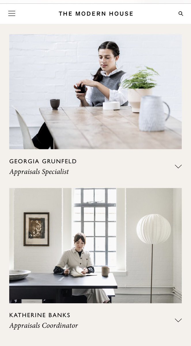 hannahtindle's tweet photo. Concept: a London-based Selling Sunset spin-off series. It would follow the Margaret Howell-wearing women who work for The Modern House as they navigate the trials and tribulations of selling £8m modernist houses in West Hampstead https://t.co/OBTUMPnW2n