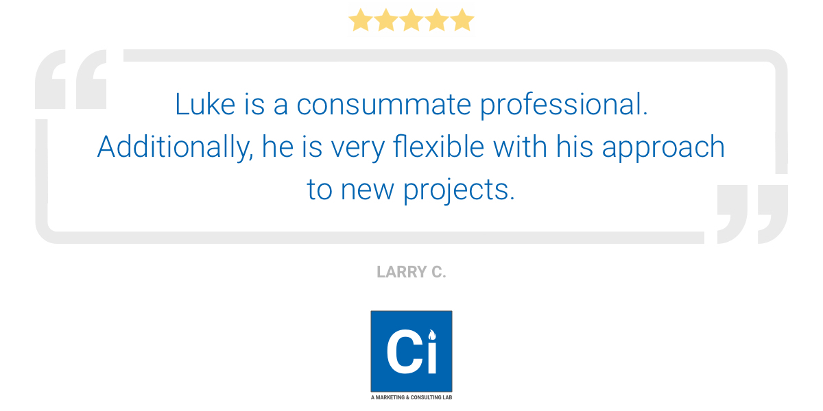 CiLabs's tweet photo. Thank you, Larry! It's been a joy to partner with you on projects over the last few years and we look forward to the many years and projects ahead. #AtlantaMarketing #Ideation https://t.co/c1nZq80WUk