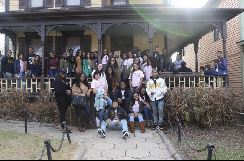 TheIotaPi's tweet photo. Every year, we took a trip to ATL in celebration of MLK Weekend. Here’s a picture outside MLK childhood home #TBT https://t.co/QxlcioUqZ5