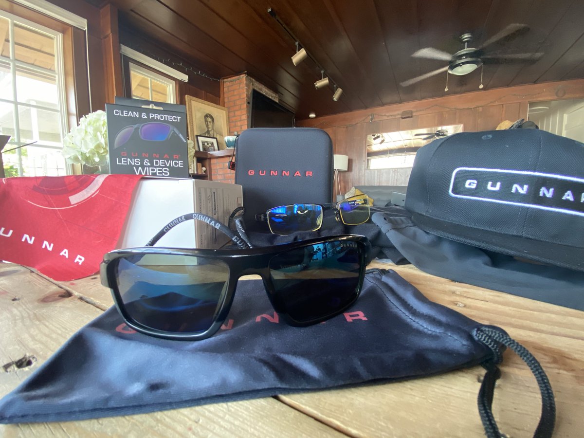 CAVIII's tweet photo. Received my care package from ⁦@GUNNAROptiks⁩ today! Super psyched for my Lightning Bolt 360s!!! Thanks Gunnar! https://t.co/QPg0DytclH
