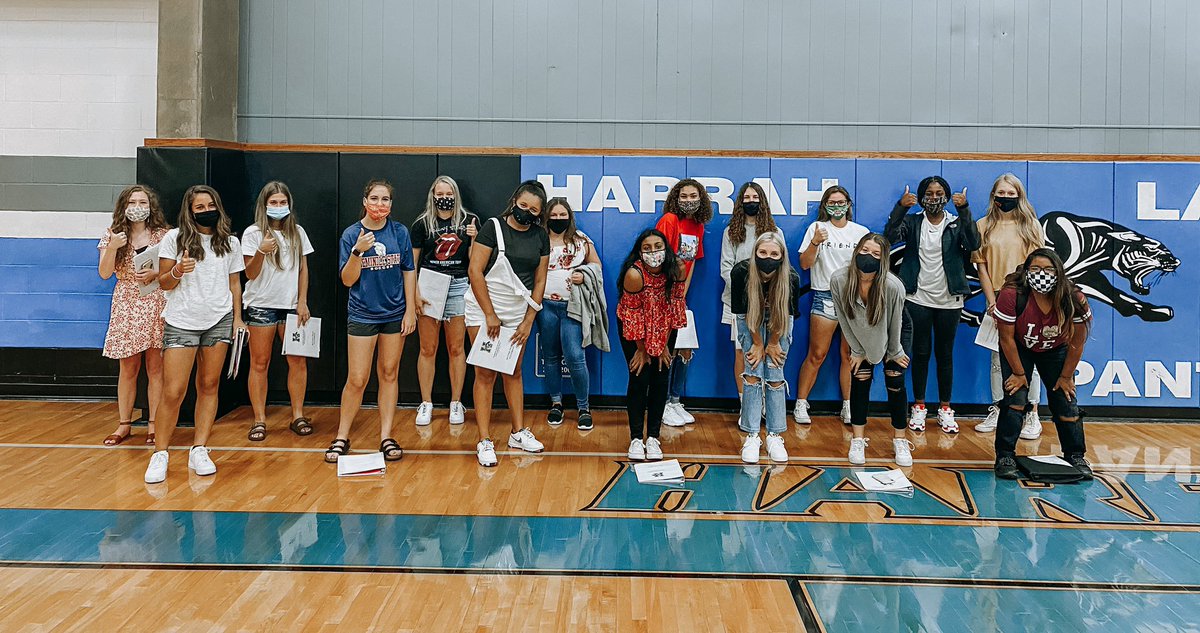 The gals are back at school!!!!! Missing our softball and cross country athletes!