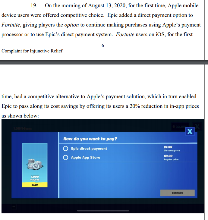 The setup here has already been discussed, but it really was beautiful:Look at us trying to save our customers money. Apple immediately killed it. That's how much control they have.