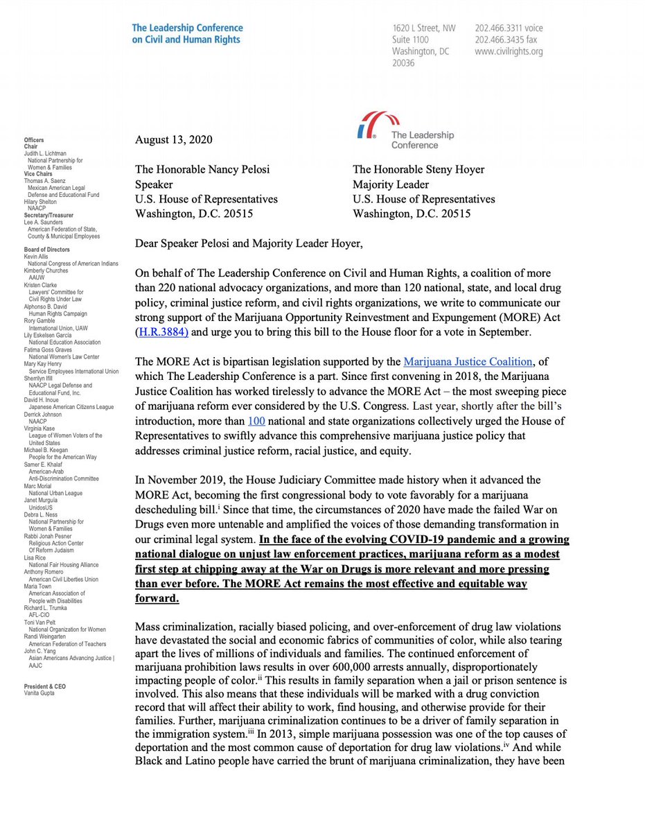 Screenshot of page 1 of the letter. The full text is linked in the original tweet.