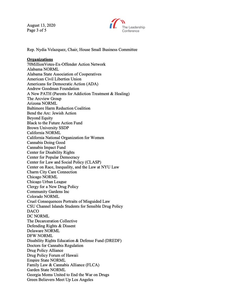 Screenshot of page 3 of the letter. The full text is linked in the original tweet.