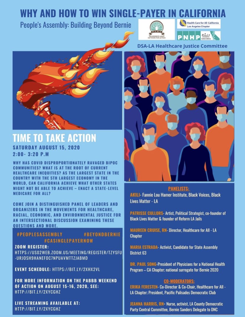 CaDelegates's tweet photo. 🔥✊PEOPLE'S ASSEMBLY: BUILDING BEYOND BERNIE
Livestreams! Events! Speakers!
Schedule: https://t.co/YVcquH7R2y
Register 👇
Sat 8/15 https://t.co/JtaawcvLsV…
Sun 8/16 https://t.co/JtaawcvLsV…
@BernieSanders @CaDelegates @BernieDelegates @DNC #PeoplesAssembly #BeyondBernie https://t.co/TvIPKPgQZe