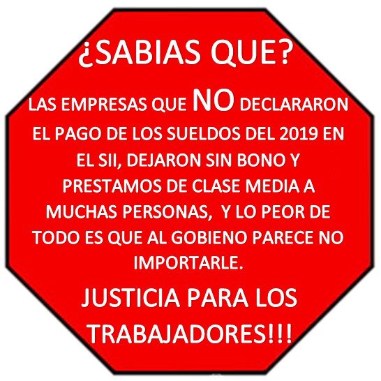 Tamacona's tweet photo. Que podemos hacer en estos caso ?? @GobiernodeChile @KarlaEnAccion @SII_Chile https://t.co/fCU9eULFIj