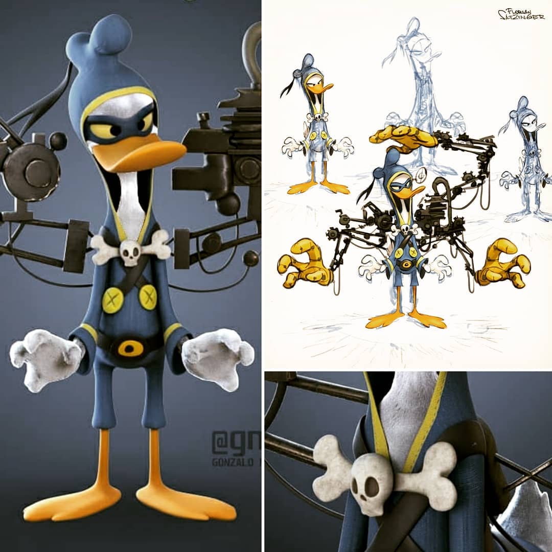 papierwanderer's tweet photo. https://t.co/fEP51e5Fyp Lovely 3D take by Spain based animation student Gonzalo Nicolás Caamaño Cella on my Donald Dark character.
---
#cgartist #3dmodelling #characterdesign #ParodyArt #3dsculpt #zbrush #designprocess #3dvs2d #cartoonducks https://t.co/DEEXKxbQxb