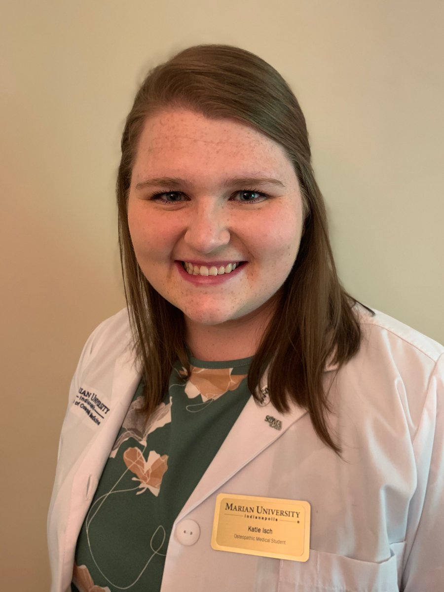 MarianUniv's tweet photo. “BMS prepared me academically for medical school, but even more it provided me with opportunities to grow as a learner and future physician, and with a wonderful, supportive community that has been instrumental to my successes” @katie_isch OMSIII @MUCOM_Indy

#BMSsuccess https://t.co/aKEdcrxnDG
